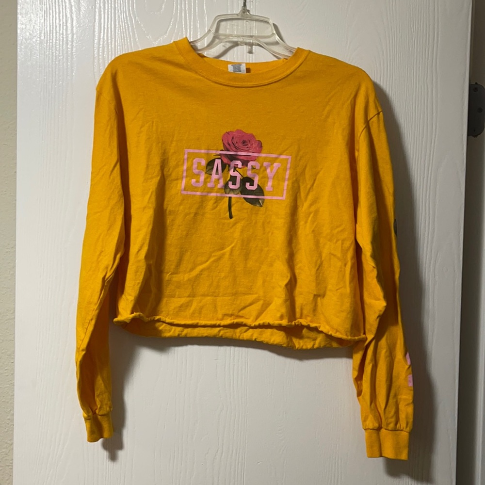 Cropped sassy t-shirt
